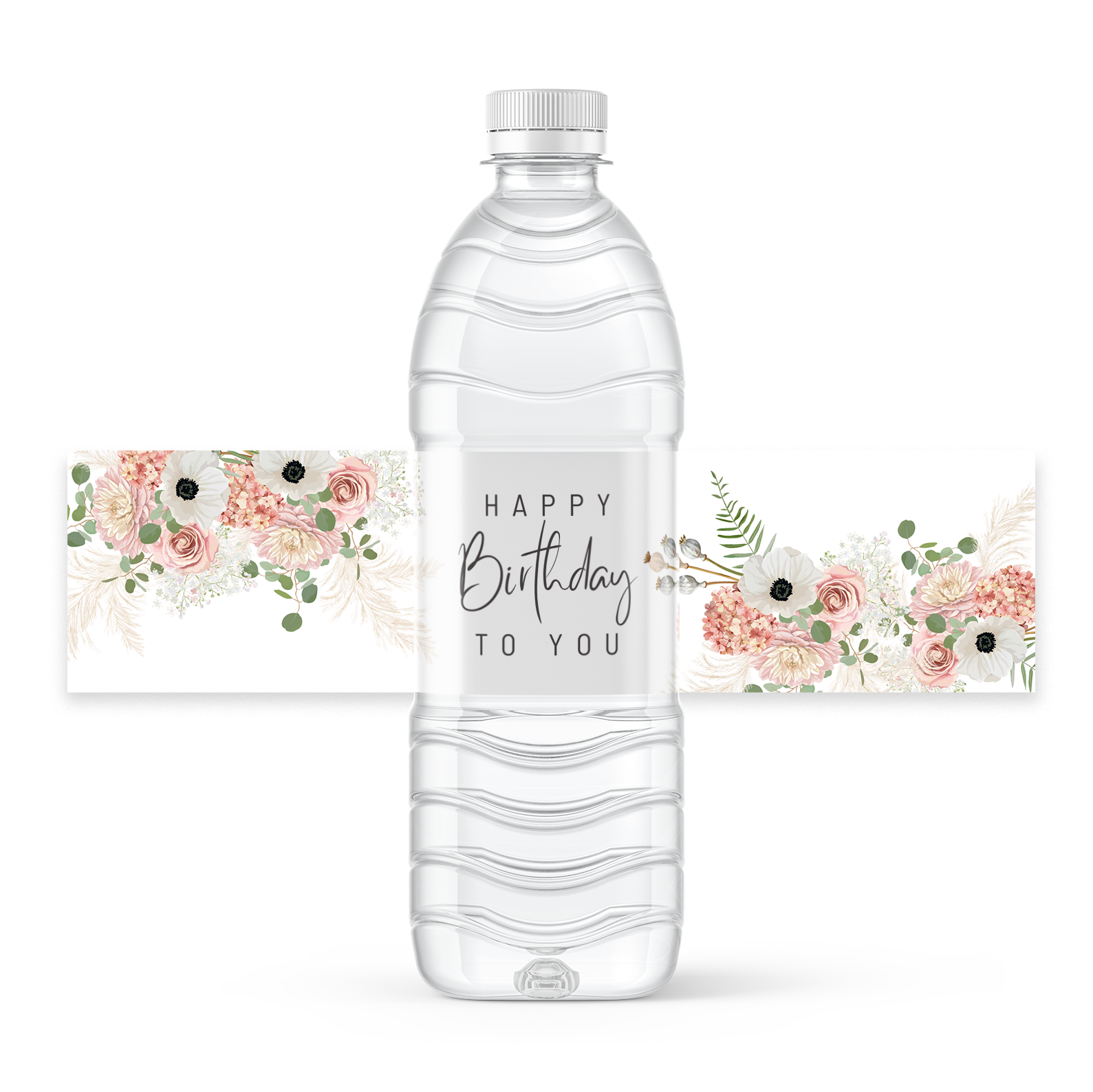 free water bottle label templates for word, canva, adobe -- learn